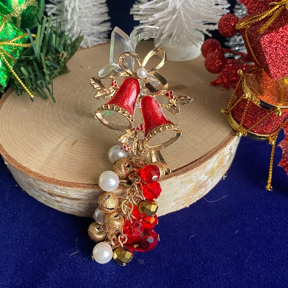 Vintage- Stunning Jingle Bell, Cha-Cha Necklace Enhancer - Picture 1 of 16
